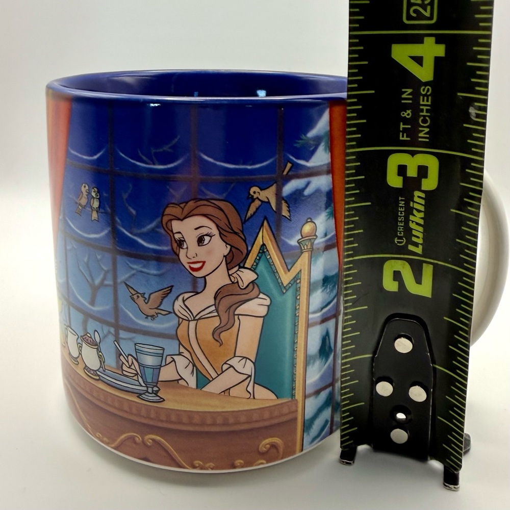 Disney-Vintage-Beauty and the Beast-Collectible Coffee Mug-EUC-No Box - Picture 8 of 10